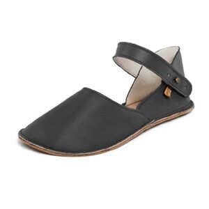 Tomar Creation Leather Barefoot Sandals Black Handmade Extra Flexible Ballerinas